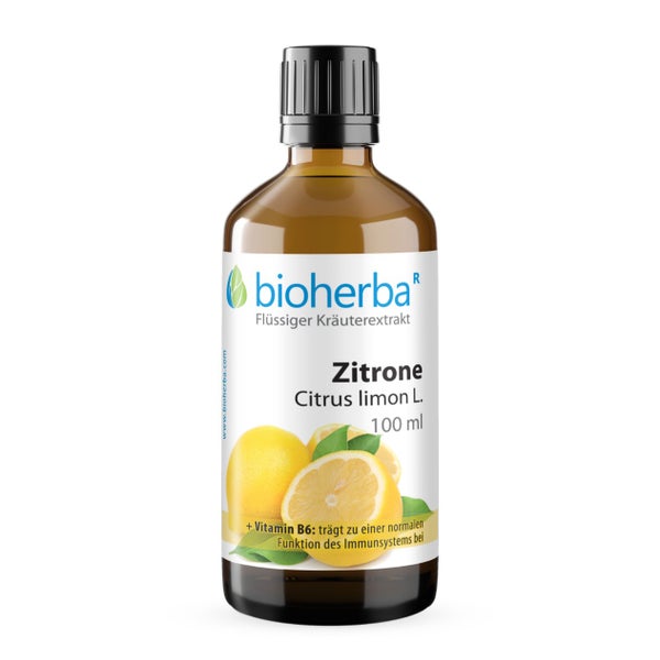 Bioherba Zitrone Citrus limon L. Tropfen Tinktur 100 ml