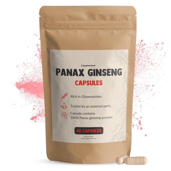 Cupplement - Panax Ginseng Extrakt  500mg - Kapseln 60 St