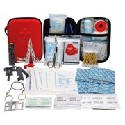 Erste-Hilfe-Set 130-teilig Survival mit Taschenlampe Feuerst 1 St