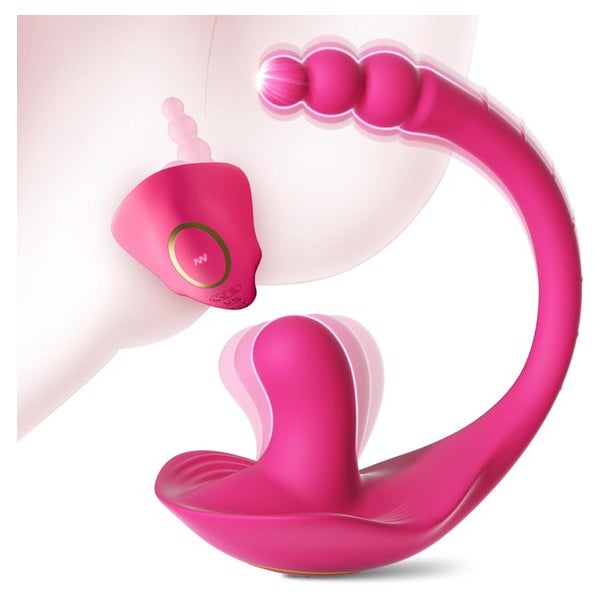 rinofans 2in1 Vibrator G-Punkt Anal Klitoris Vibratorensets 1 St
