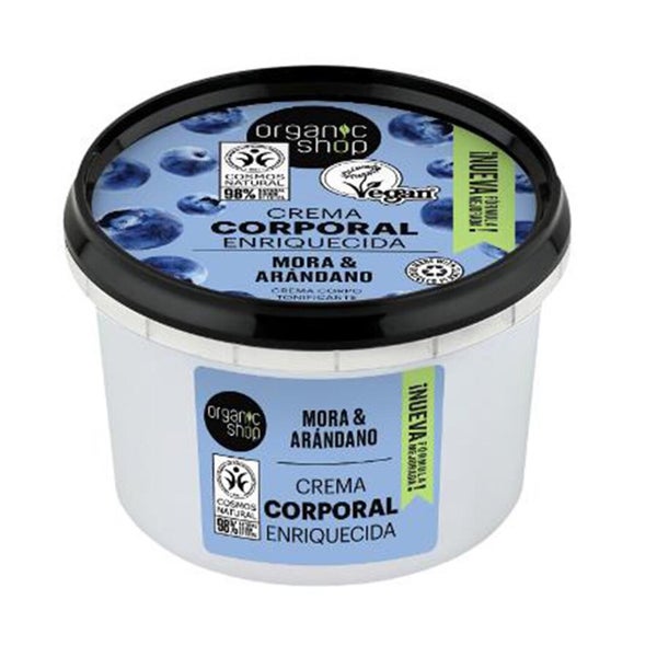 Organic Shop Mora Crema Corporal Enriquecida 250ml 0,25 l