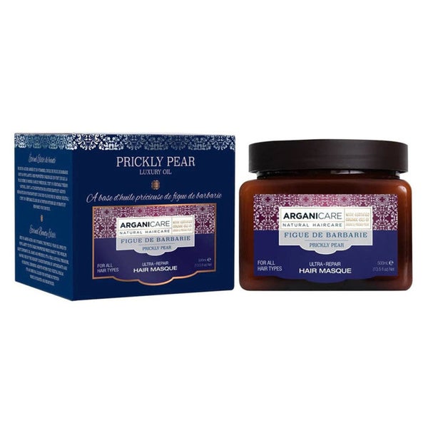 Arganicare - Ultra-Repair-Haarmaske für alle Haartypen – Argan & Feigenkaktus 500 ml