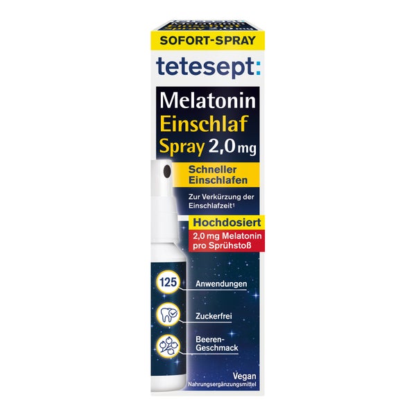 tetesept Melatonin Einschlaf-Spray 2,0 mg | 25 ml