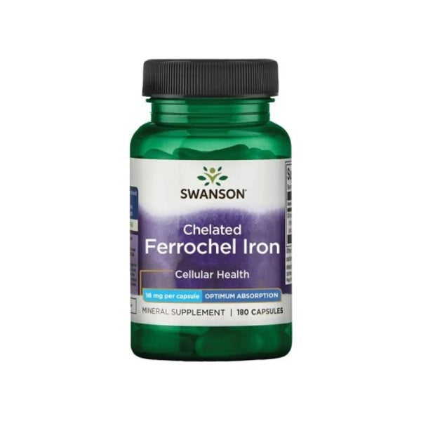 Albion Ferrochel Eisen 18mg, Kapseln 180 St