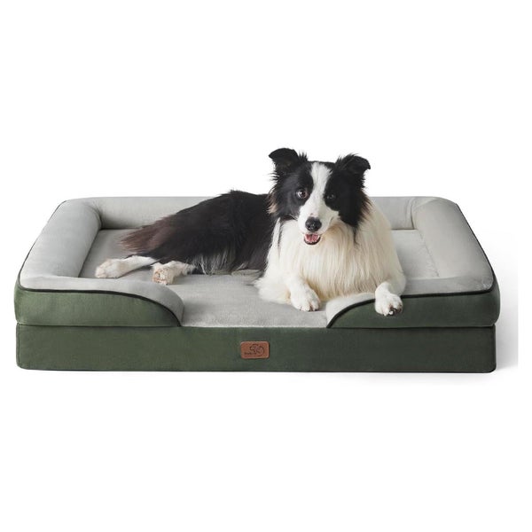 Hundebett orthopädisch Hundesofa L 89 x B 63 x H 17 cm Tanne 1 St