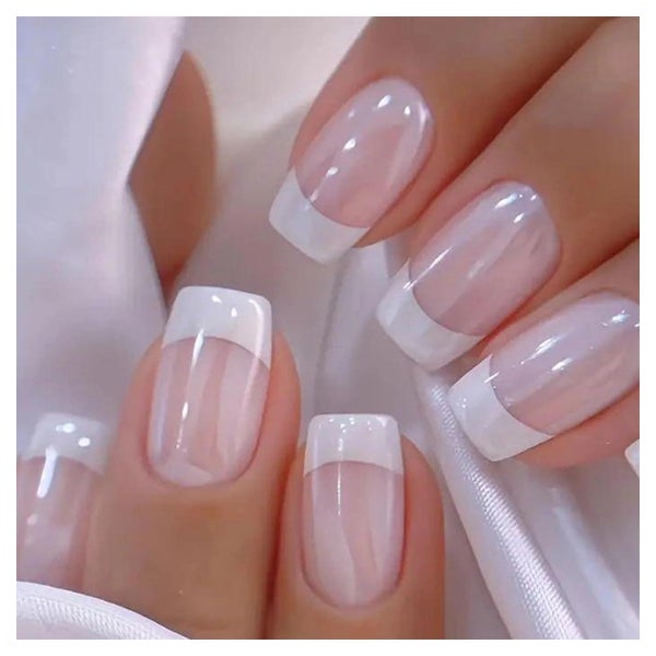 Nagelset 24 Stück französische Nägel zum Aufkleben mittelgro 1 St