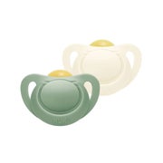 NUK for nature" Schnuller braun 6-18m 2stk" 1 St