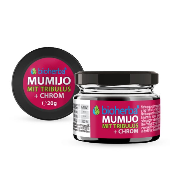 Bioherba Mumijo Extrakt Shilajit mit Tribulus 20 g