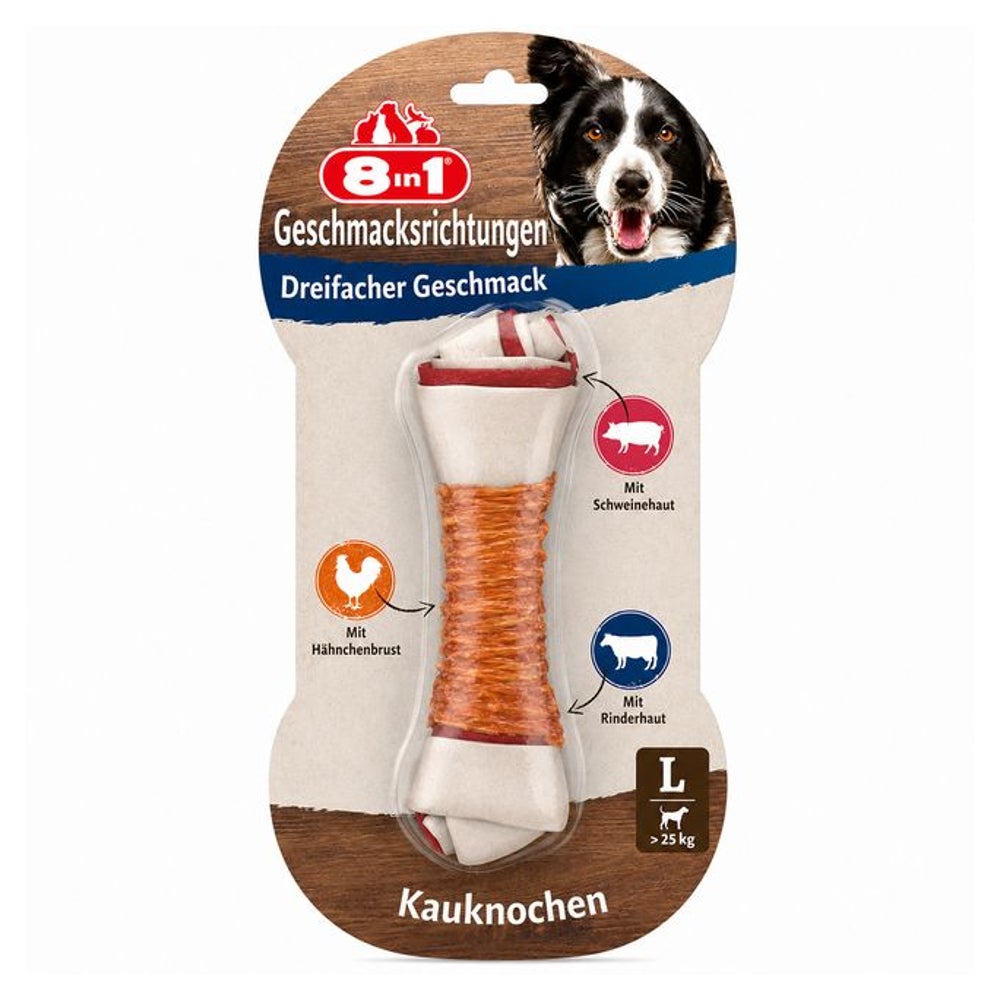 8in1 Triple Flavour Knochen L 1 St