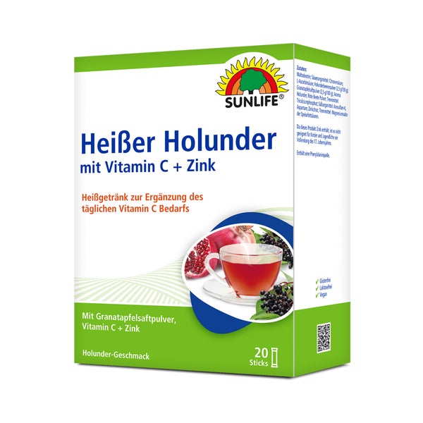 SUNLIFE® Heißer Holunder Sticks 80 g