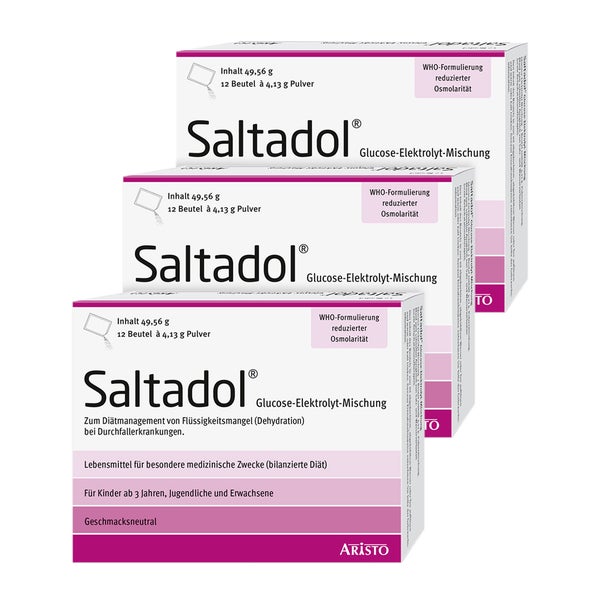 Saltadol Glucose-Elektrolyt-Misch Set 2 3X12 St