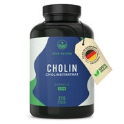 Cholinbitartrat - Cholin hochdosiert - 3 Monate Vorrat 270 St