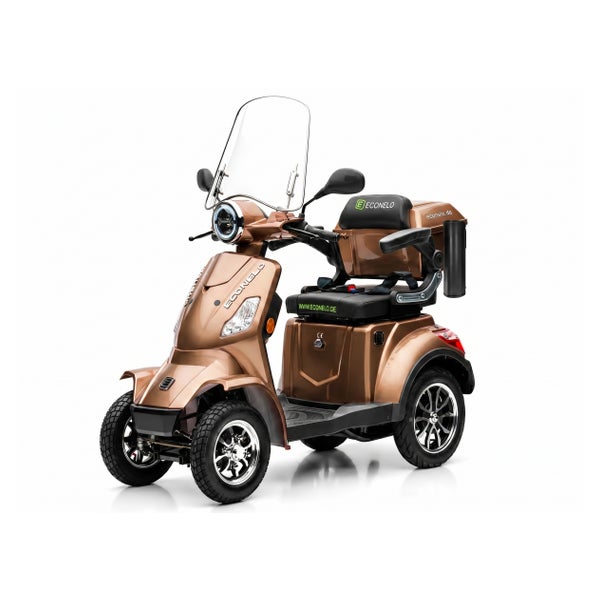 E-Seniorenmobil Venezia, Lithium-Akku, 4-Rad, 1000 Watt, Braun 1 St