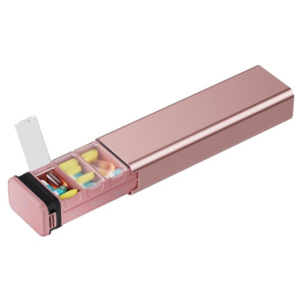 Pillendose 7 Tage Aluminium Pillenbox Vitamine Medikamente管理 1 St