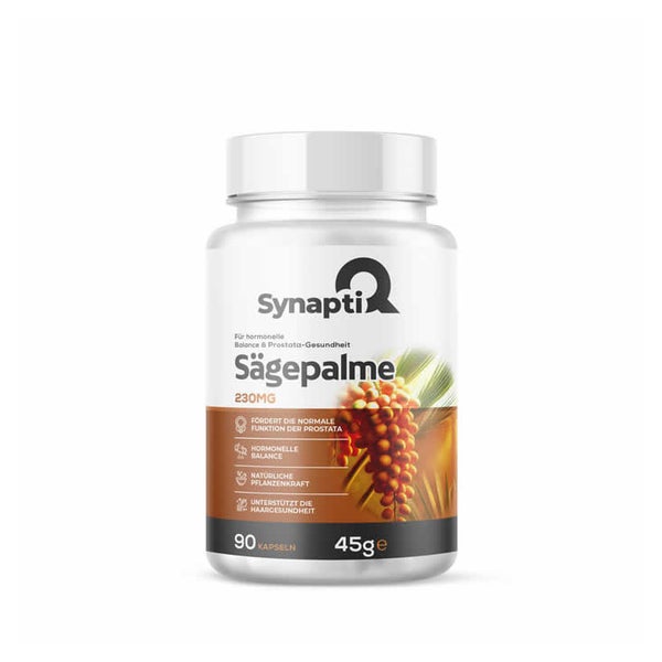 SynaptiQ® Sägepalme – Für hormonelle Balance & Prostata-Gesundheit 90 St