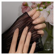Kunstnägel Kurz French Tip Eckig 30 Stück Damen Braun 1 St