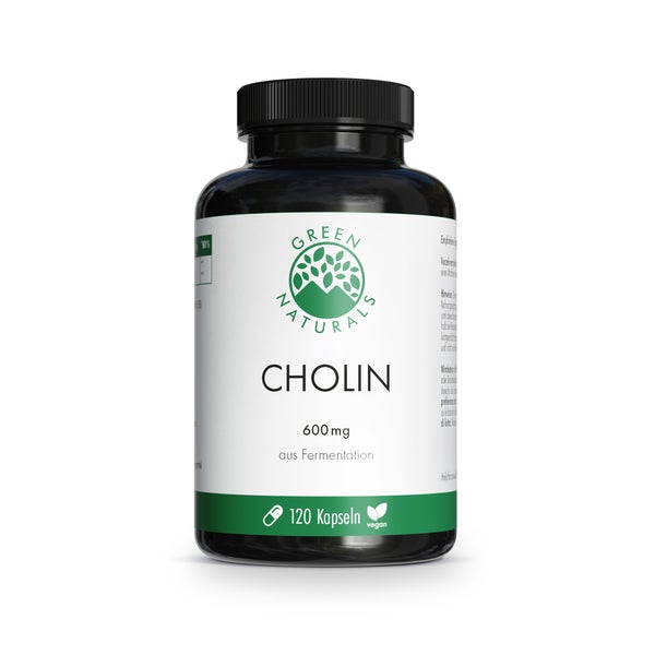 Green Naturals Cholin 600mg Hochdosiert Vegan Kps. 120 St