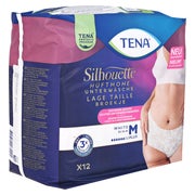 Tena Silhouette Plus M White Inkontinenz Pants 12 St