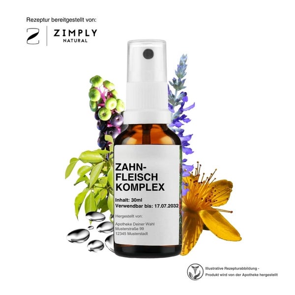 Zimply Natural ZAHNFLEISCH KOMPLEX - Pflanzbasierte Rezeptur 30 ml