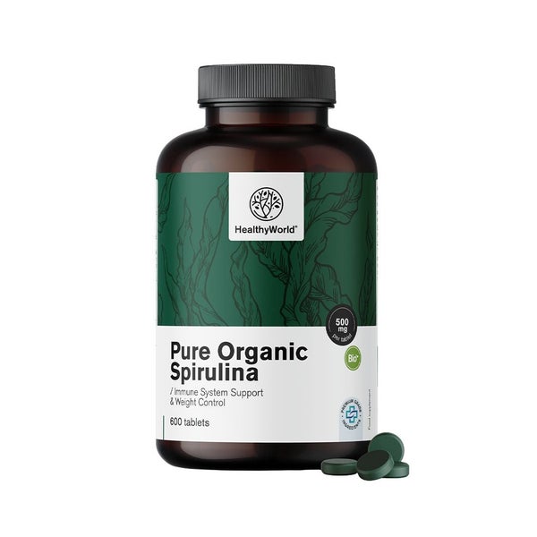 HealthyWorld BIO Spirulina 500 mg 600 St