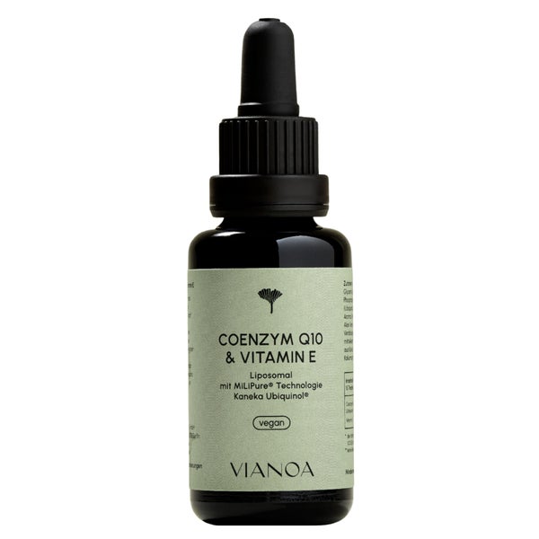 VIANOA Coenzym Q10 - Kaneka Ubiquinol® & Vitamin E, vegan 30 ml