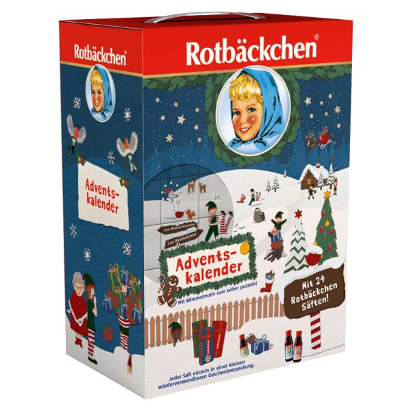 Rotbäckchen Adventskalender 2025 3000 ml