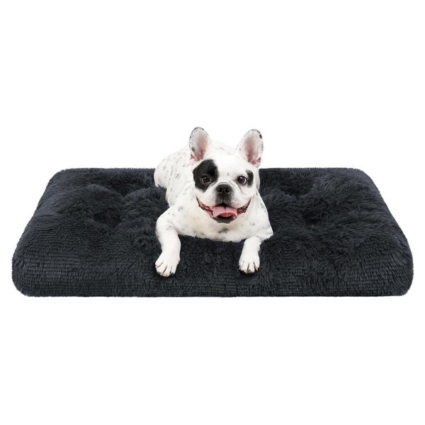 Hundebett kleine Hunde Hundekissen Schattengrau L 60 x B 45 1 St