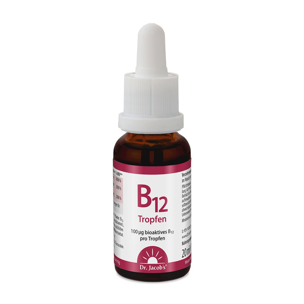 Dr. Jacob's Vitamin B12 Tropfen 100mcg Methylcobalamin vegan 20 ml