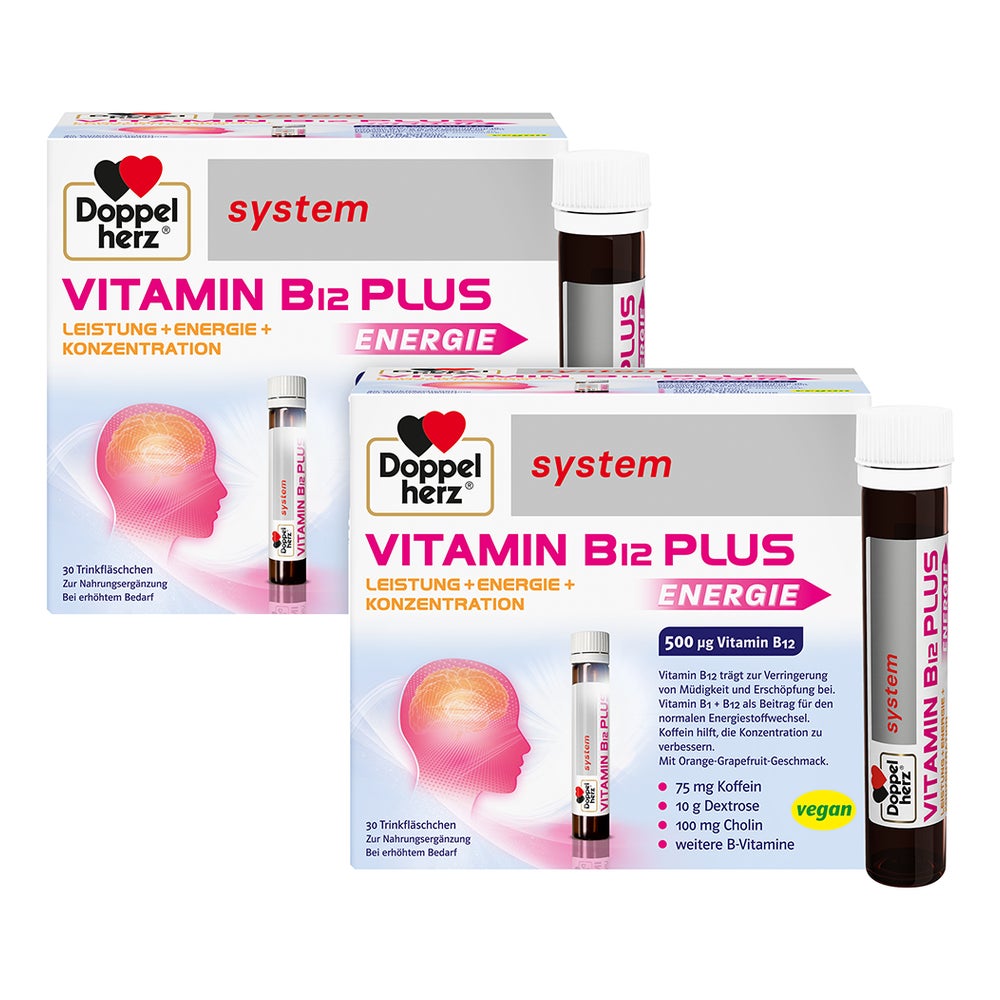 Doppelherz® system VITAMIN B12 PLUS Energie Doppelpack 30X25 ml