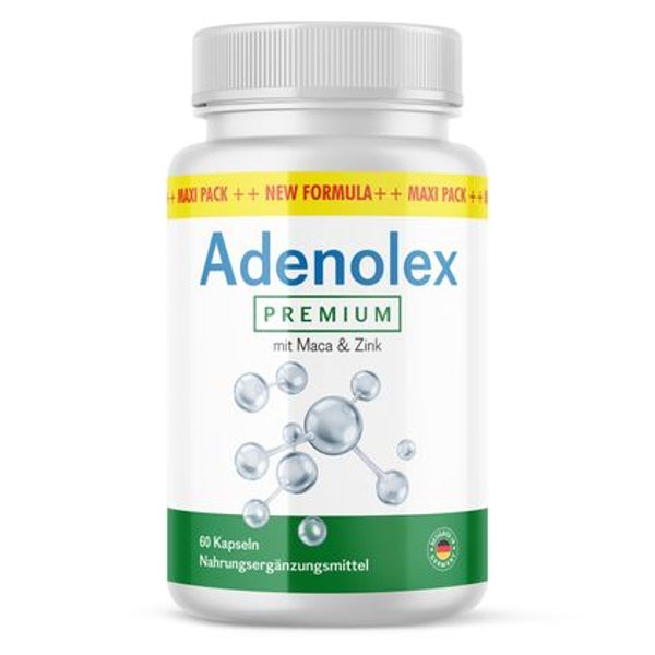 Adenolex Premium Kapseln | Alltagsoptimierer | für den Mann 60 St
