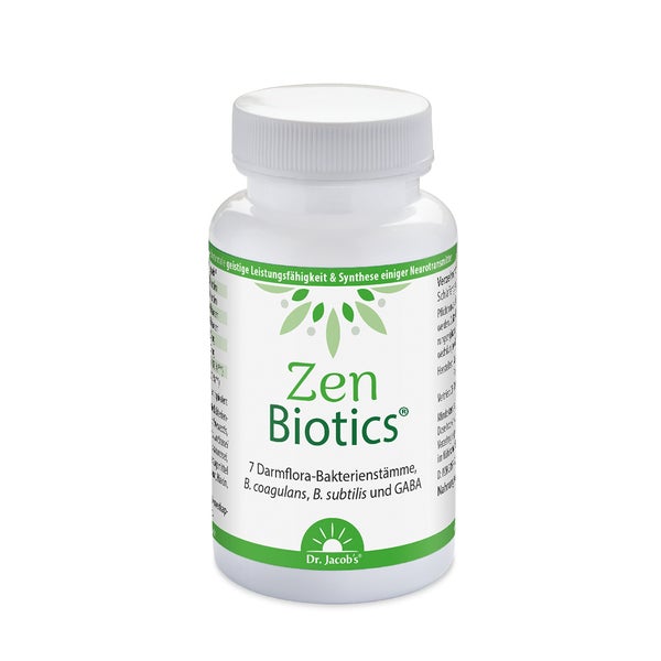 Dr. Jacob's Zen Biotics Darmflora-Bakterien+GABA+B. subtilis 60 St