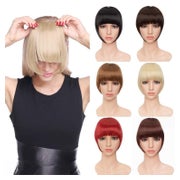 Haarteil Pony Clip in Echthaar Extensions 2 Clips 30g Weinro 1 St