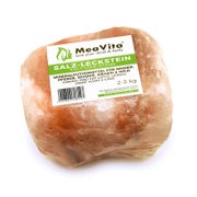 GreatVita Salzleckstein Kristallsalz rosa Mineralleckstein 2000 g