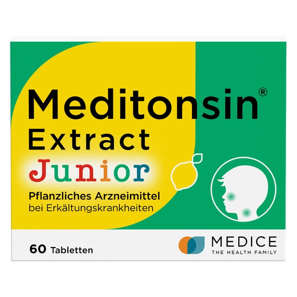 Meditonsin Extract Junior Pflanzl.erkältungstabl. 60 St