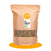 Produktabbildung: teeverliebt - 49 Kräuter Basischer Tee Bio loser Kräutertee Großpackung I Zur basischen Ernährung | 1kg 1000 g