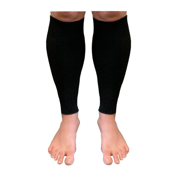 wobera ANGORA Wadenwärmer 45% Angora (Gr. S/M, schwarz) 1 Set