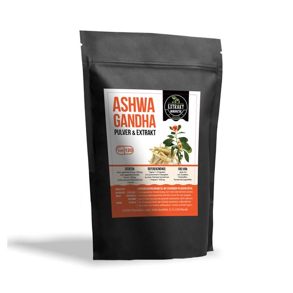 Extrakt Manufaktur Ashwagandha Extrakt Kapseln 120 St