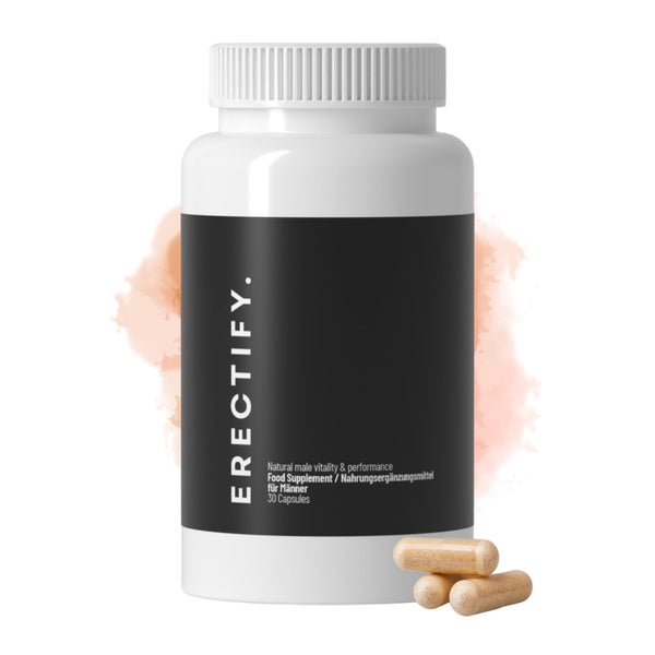 ERECTIFY - Formel für männliche Potenz & Libido - L-Arginin, Maca & Zink 30 St