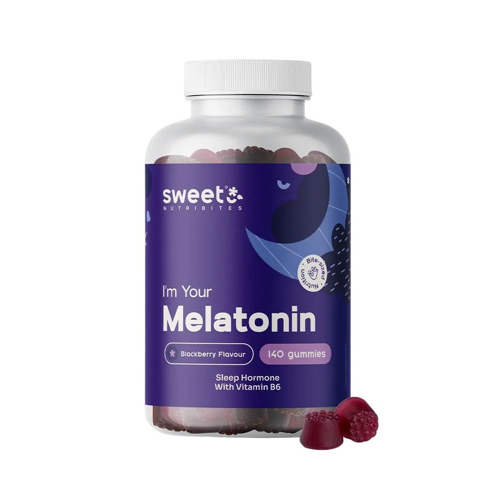 Sweet Nutribites Melatonin 1 mg – Gummibonbons mit dem natürlichen Hormon 140 St