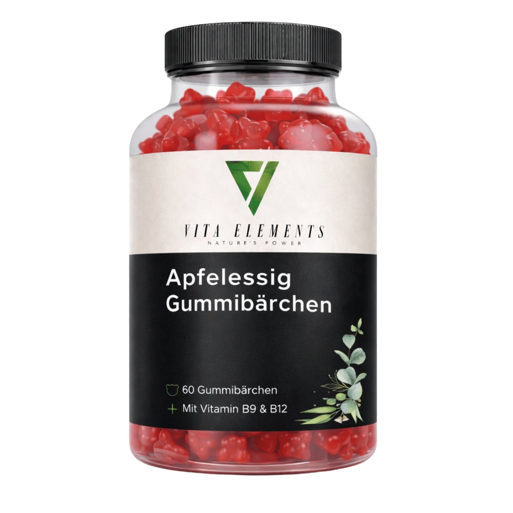 Vita Elements Apfelessig Gummibärchen 60 St