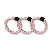 DOUX Set 3 Scrunchies S aus Seide 3 St