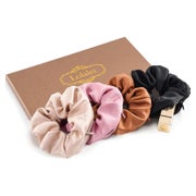 4er-Pack Lolalet Haargummis Scrunchies mit versteckter Tasch 1 St