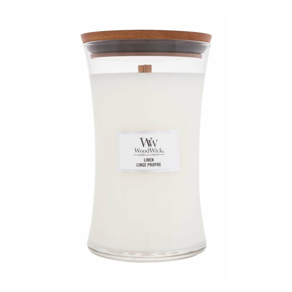 WoodWick Linen Duftkerze 609,5 1,24 kg