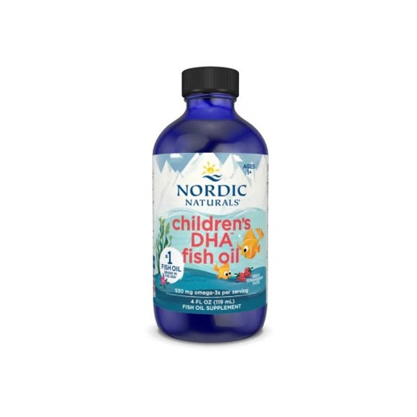 DHA für Kinder – 530 mg Omega-3-Fettsäuren, Flüssigkeit 119 ml