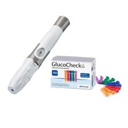 GlucoCheck Stechhilfe + 100 Universal-Lanzetten 1 St