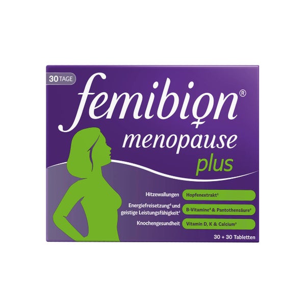 Femibion Menopause Plus, hormonfreie Formulierung 2X30 St