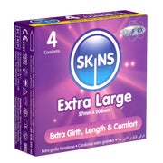 Extra Large Kondome 4 Stück – extra breit & angenehm (4 Kondome) 4 St