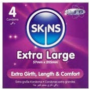 «Extra Large» XXL Kondome ohne Latexgeruch (4 Kondome) 4 St