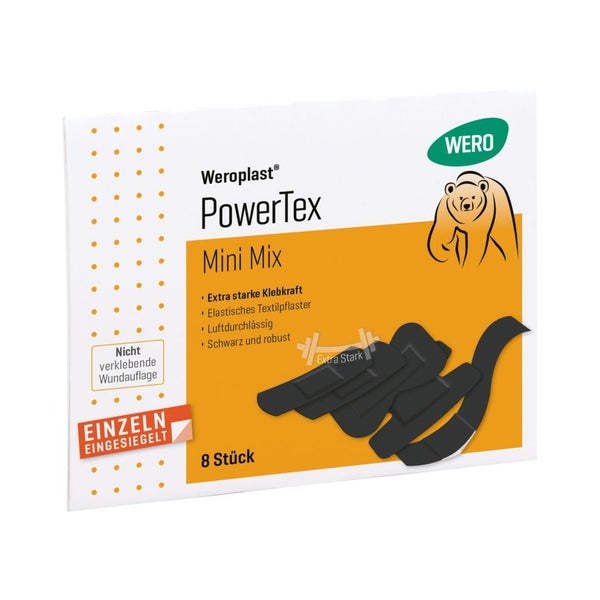 Weroplast® PowerTex Pflaster Mini Mix 8 St