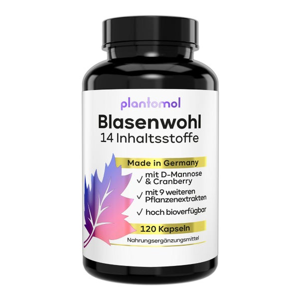 plantomol® Cranberry Kapseln mit D-Mannose - Blasenwohl